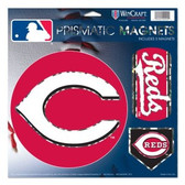 Cincinnati Reds Magnets - 11"x11 Prismatic Sheet