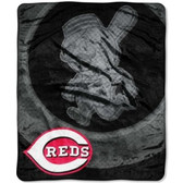 Cincinnati Reds 50"x60" Retro Style Royal Plush Raschel Throw Blanket