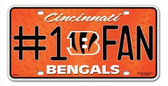 Cincinnati Bengals License Plate - #1 Fan