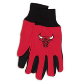 Chicago Bulls Two Tone Gloves - Adult