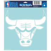 Chicago Bulls Die-cut Decal - 8"x8" White