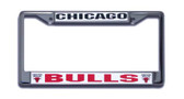 Chicago Bulls Chrome License Plate Frame 9474601715