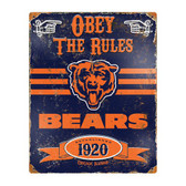 Chicago Bears Vintage Metal Sign