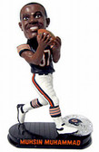 Chicago Bears Mussin Muhammad Forever Collectibles Black Base Edition Bobble Head