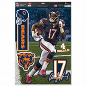 Chicago Bears Alshon Jeffery 11"x17" Multi-Use Decal Sheet