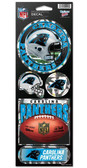 Carolina Panthers Prismatic Stickers