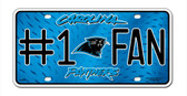Carolina Panthers License Plate - #1 Fan