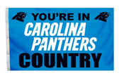 Carolina Panthers 3'x5' Country Design Flag