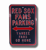 Boston Red Sox Yankees Go Home Parking Sign