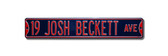 Boston Red Sox Josh Beckett Drive Sign