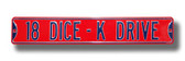 Boston Red Sox Dice K Drive Sign