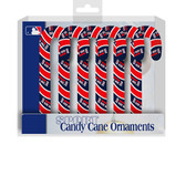 Boston Red Sox Candy Cane Ornament Set