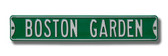 Boston Celtics Boston Garden Street Sign