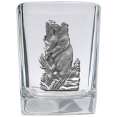 Black Bear Square Shot Glass Set