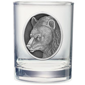 Black Bear Double Old Fashioned Glass Set