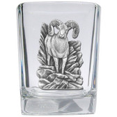 Bighorn Sheep Square Shot Glass Set