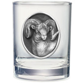 Bighorn Sheep Double Old Fashioned Glass Set