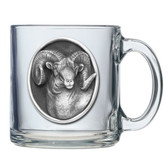 Bighorn Sheep Coffee Mug Set, Clear