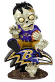 Baltimore Ravens Zombie Figurine - On Logo