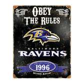 Baltimore Ravens Vintage Metal Sign