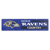 Baltimore Ravens 8' Banner