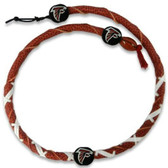 Atlanta Falcons Spiral Football Necklace