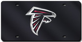 Atlanta Falcons Laser Cut Black License Plate