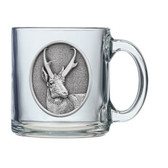 Antelope Coffee Mug Set, Clear