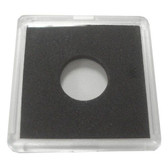 2x2 Plastic Coin Holder with Black Insert - Dime (25 Holders)