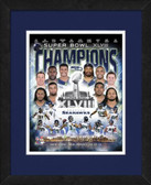 2014 Seattle Seahawks Super Bowl 48 Champs Composite Matted and Framed AAQP12838TCM-16x20