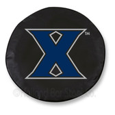 Xavier Musketeers Black Tire Cover, Small