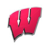 Wisconsin Badgers Color Auto Emblem - Die Cut