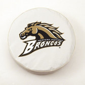 Western Michigan Broncos White Tire Cover, Large