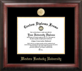 Western Kentucky Hilltoppers Gold Embossed Diploma Frame
