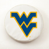 West Virginia Mountaineers White Tire Cover, Small