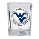 West Virginia Mountaineers Square Shot Glass Set