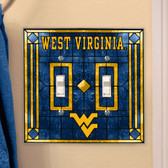 West Virginia Mountaineers Double Lightswitch Cover