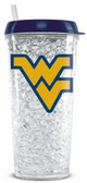 West Virginia Mountaineers Crystal Freezer Travel Tumbler