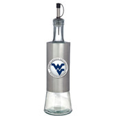 West Virginia Mountaineers Colored Logo Pour Spout Stainless Steel Bottle