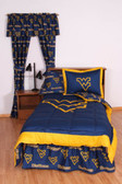 West Virginia Bed in a Bag King - With Team Colored Sheets