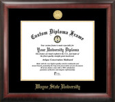 Wayne State Warriors Gold Embossed Diploma Frame