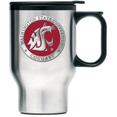 Washington State Cougars Stainless Steel Travel Mug