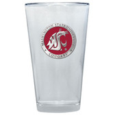 Washington State Cougars Colored Logo Pint Glass