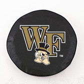 Wake Forest Demon Deacons Black Tire Cover, Large