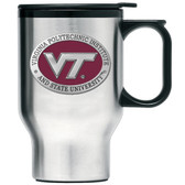 Virginia Tech Hokies Stainless Steel Travel Mug