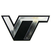 Virginia Tech Hokies Silver Auto Emblem