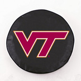 Virginia Tech Hokies Black Tire Cover, Small