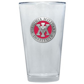 Virginia Military Institute Colored Logo Pint Glass