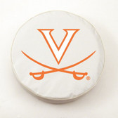 Virginia Cavaliers White Tire Cover, Large