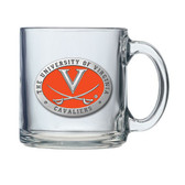 Virginia Cavaliers Logo Clear Coffee Mug Set